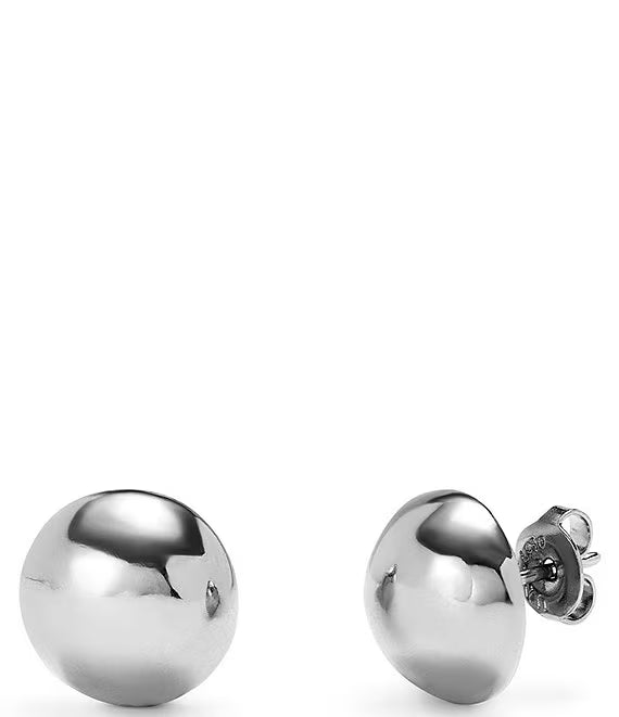 silver stud earring