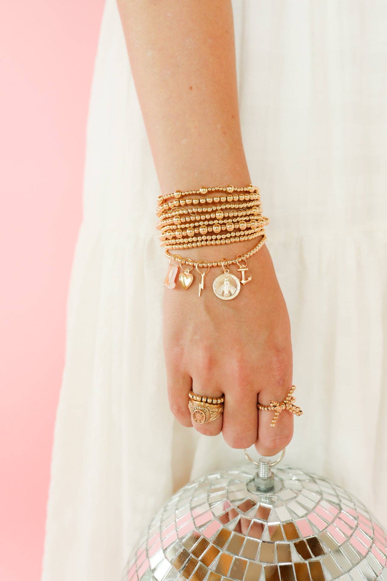 Virgin Mary Gold Charm (Interchangeable)