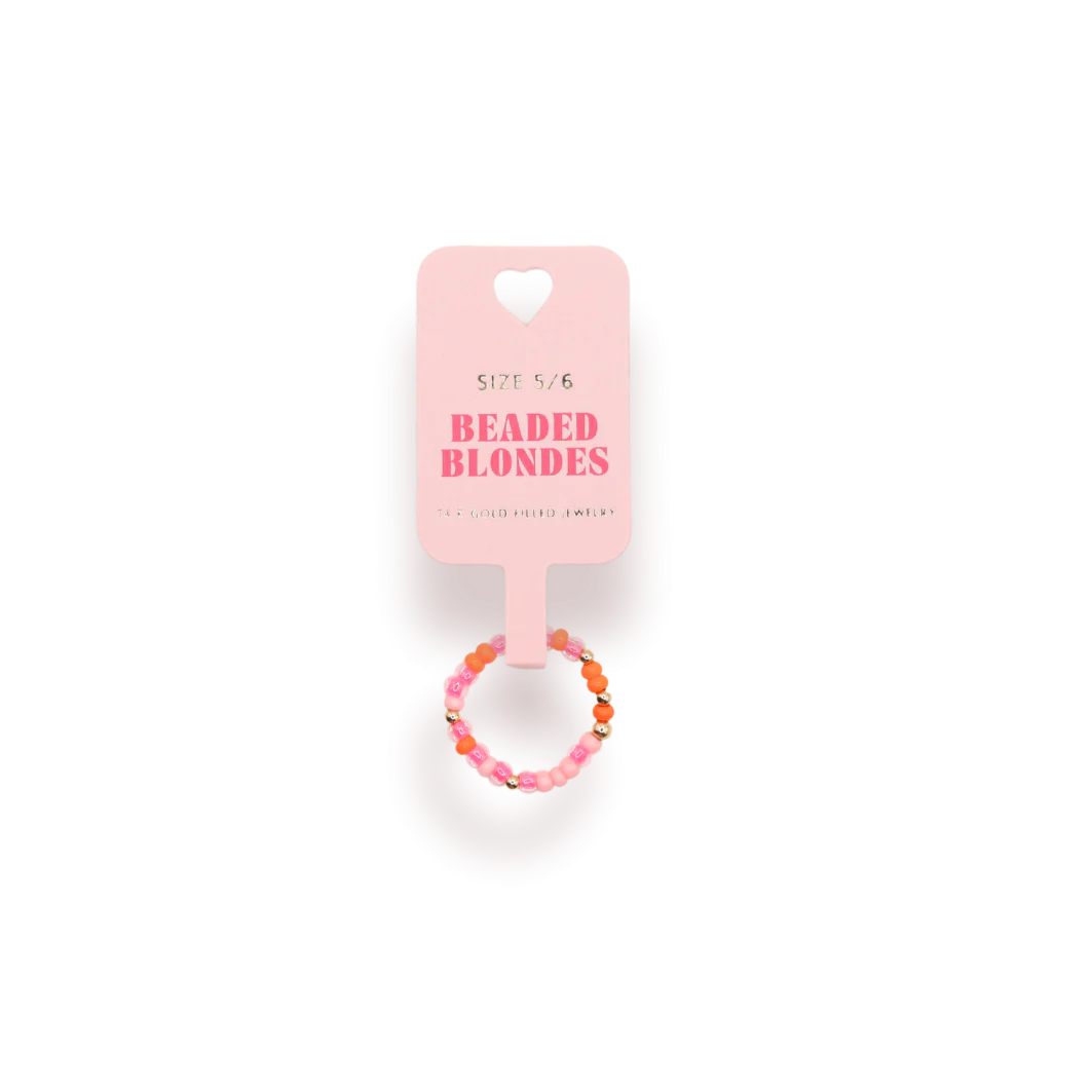 Sprinkle Ring Pinks & Orange