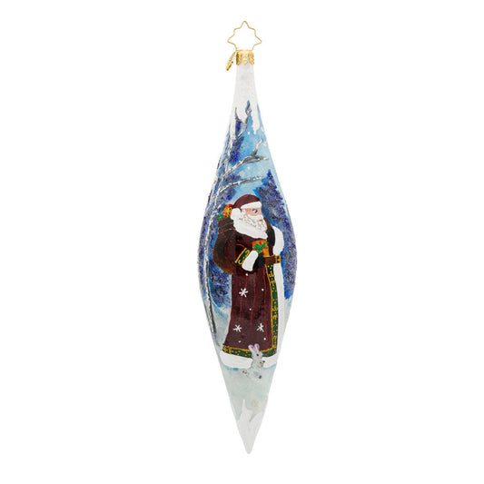 Orn Icicle Evergreen Night