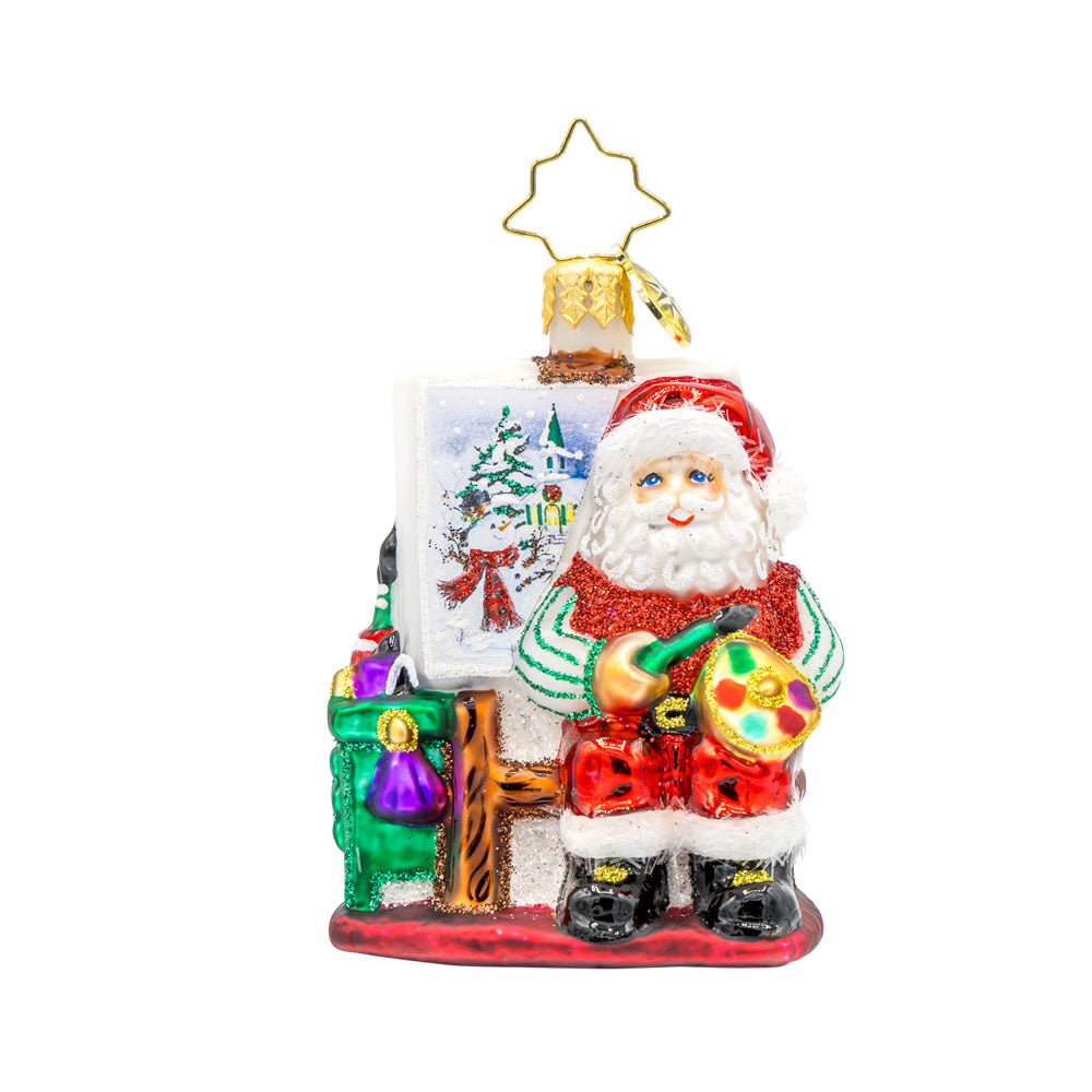 Orn Little Gems Santa 2025