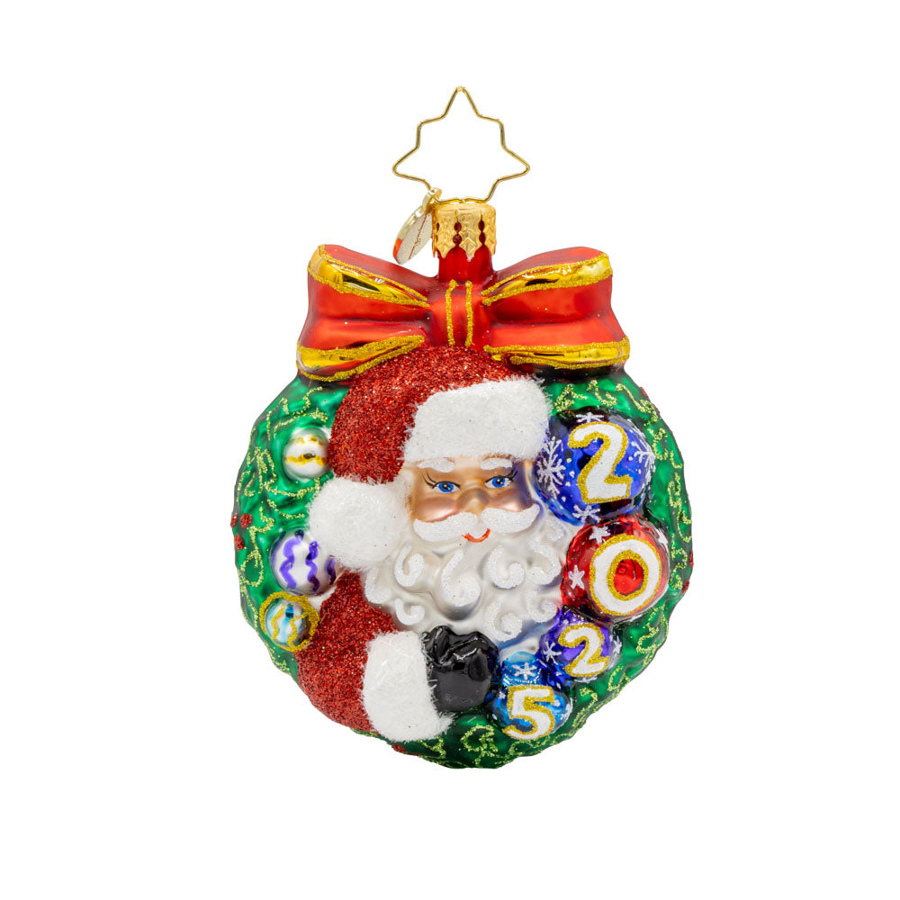 Orn Little Gems Santa 2025