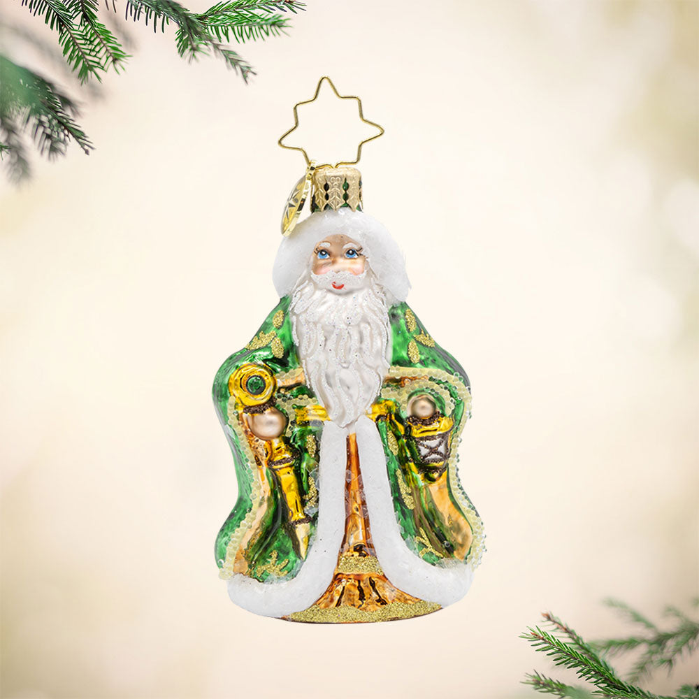 Orn Little Gems Santa 2025