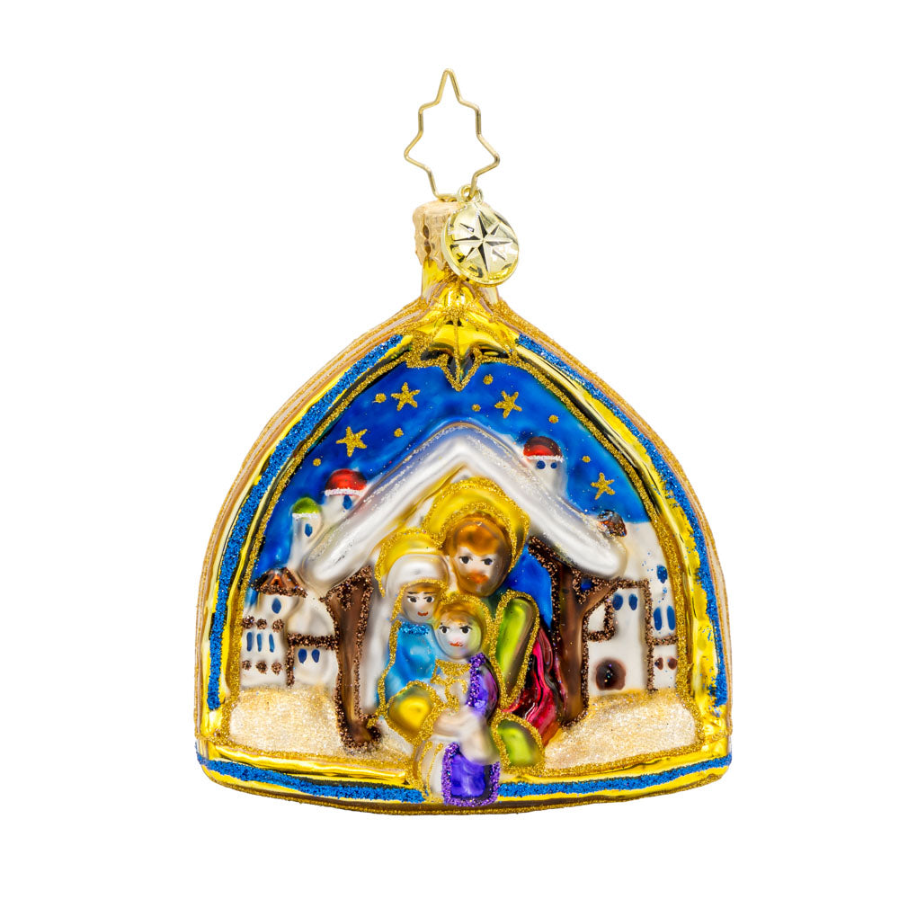 Christopher Radko Nativity Scene Ornament