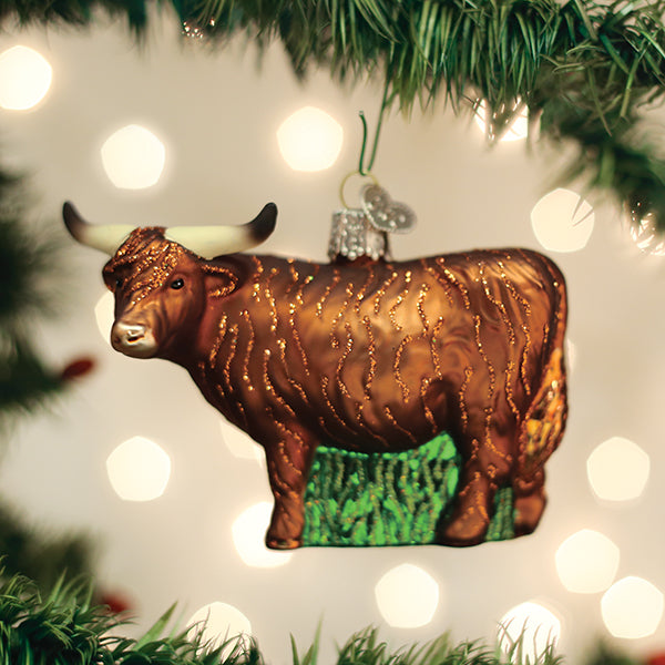 Ornament Cow Highland