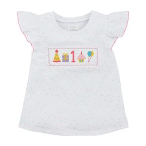 BIRTHDAY GIRL SMOCKED TUNIC