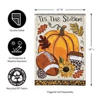 Flag Tis' The Season Fall Applique
