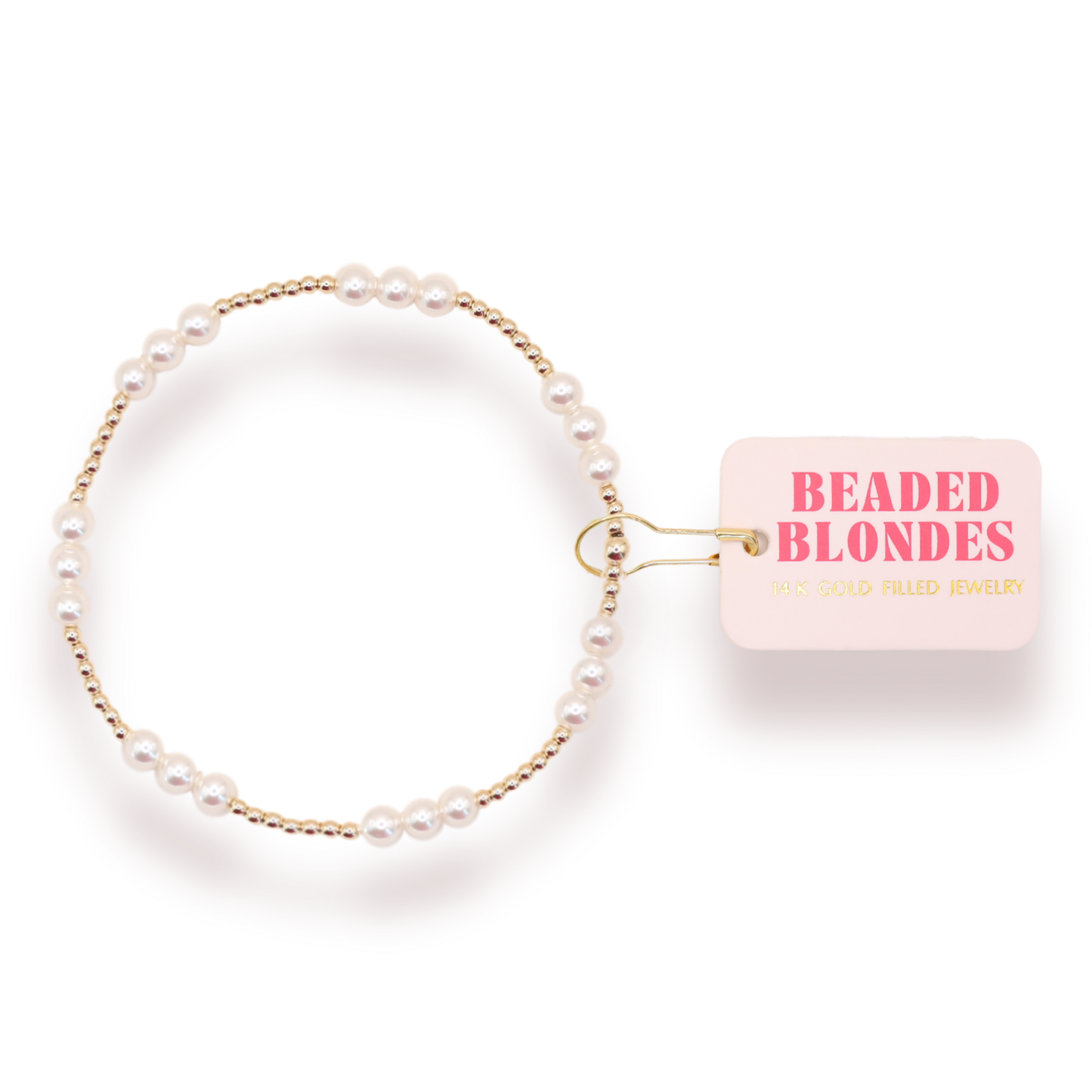 ILY Pearl in Gold Bracelet