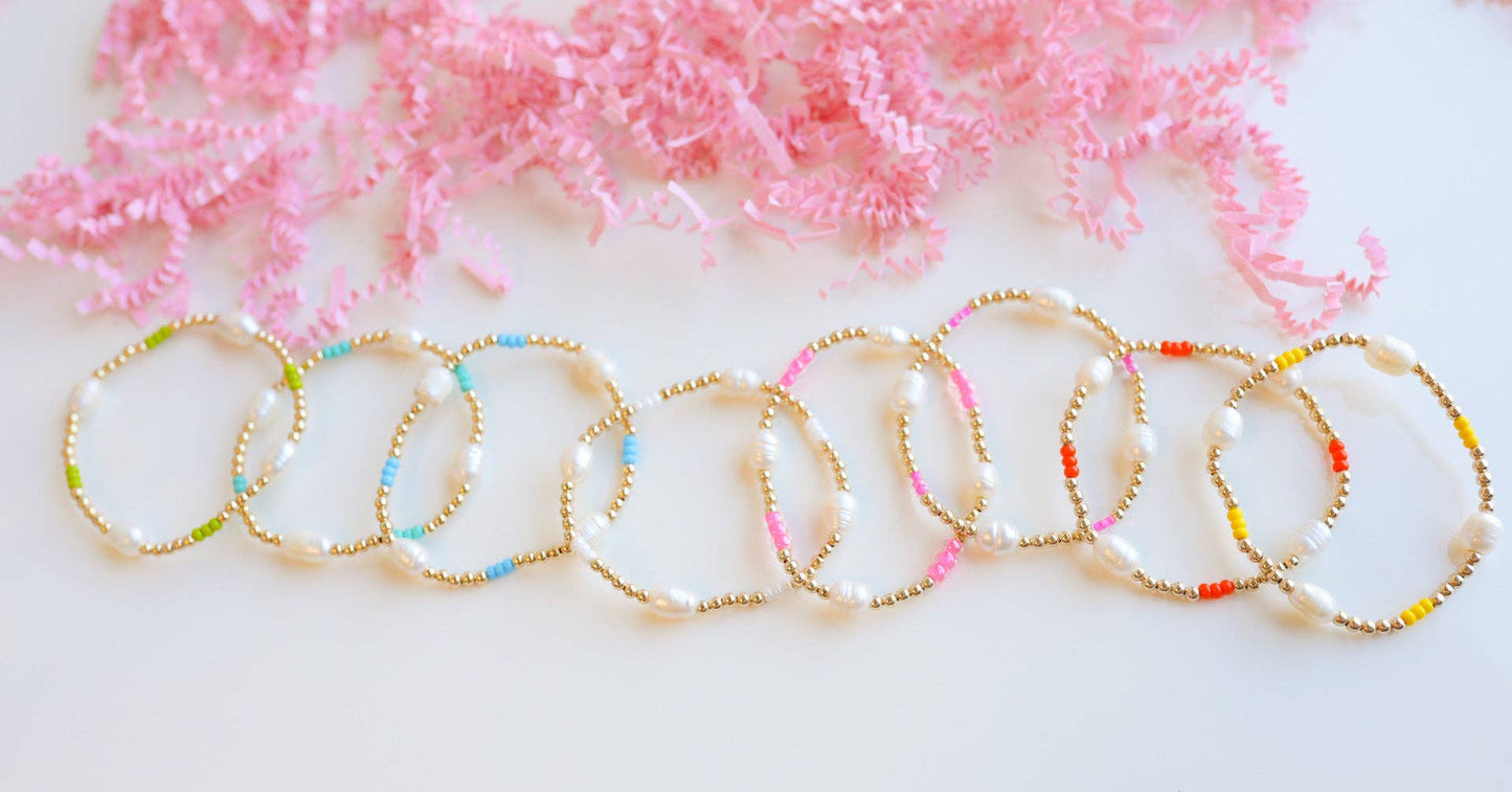 Poppi Turquoise Pearl Bracelet