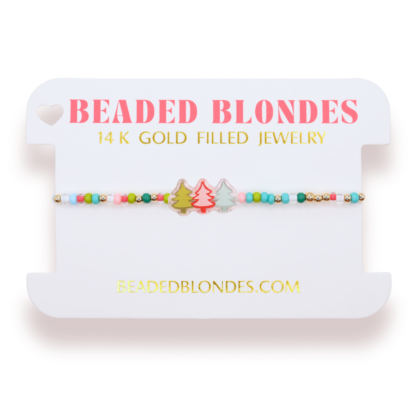 Tree Trio Holiday Bracelet