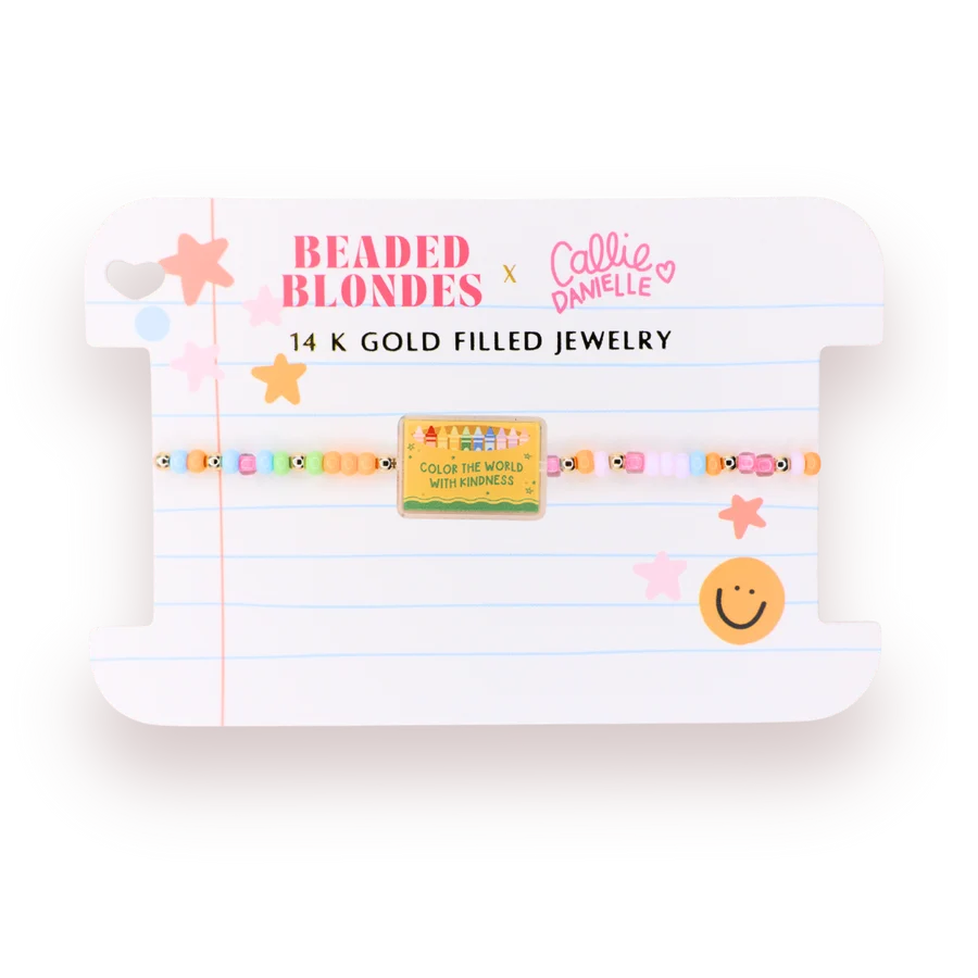 Bracelet Color the World with Kindess Crayon Box