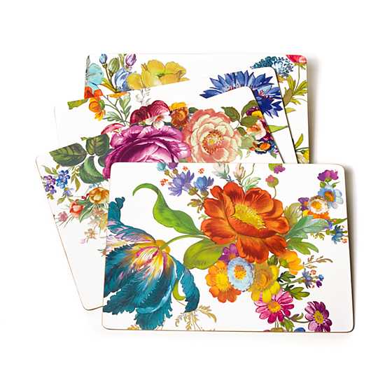 Placemats MDF Cork Back Set of 4