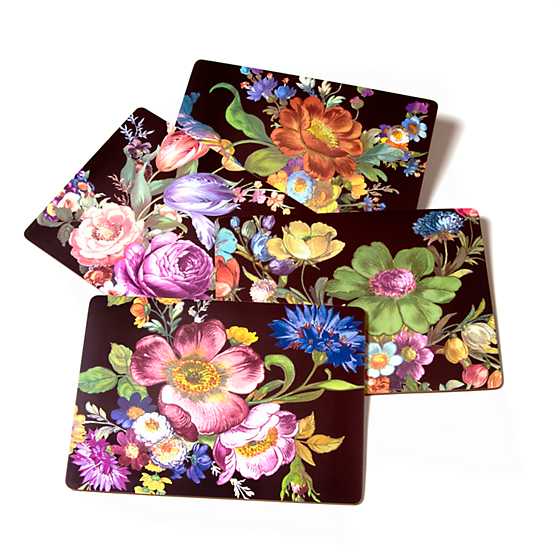 Placemats MDF Cork Back Set of 4