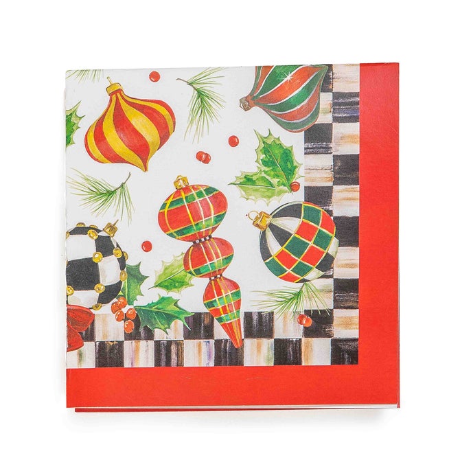 Napkins Deck The Halls Paper