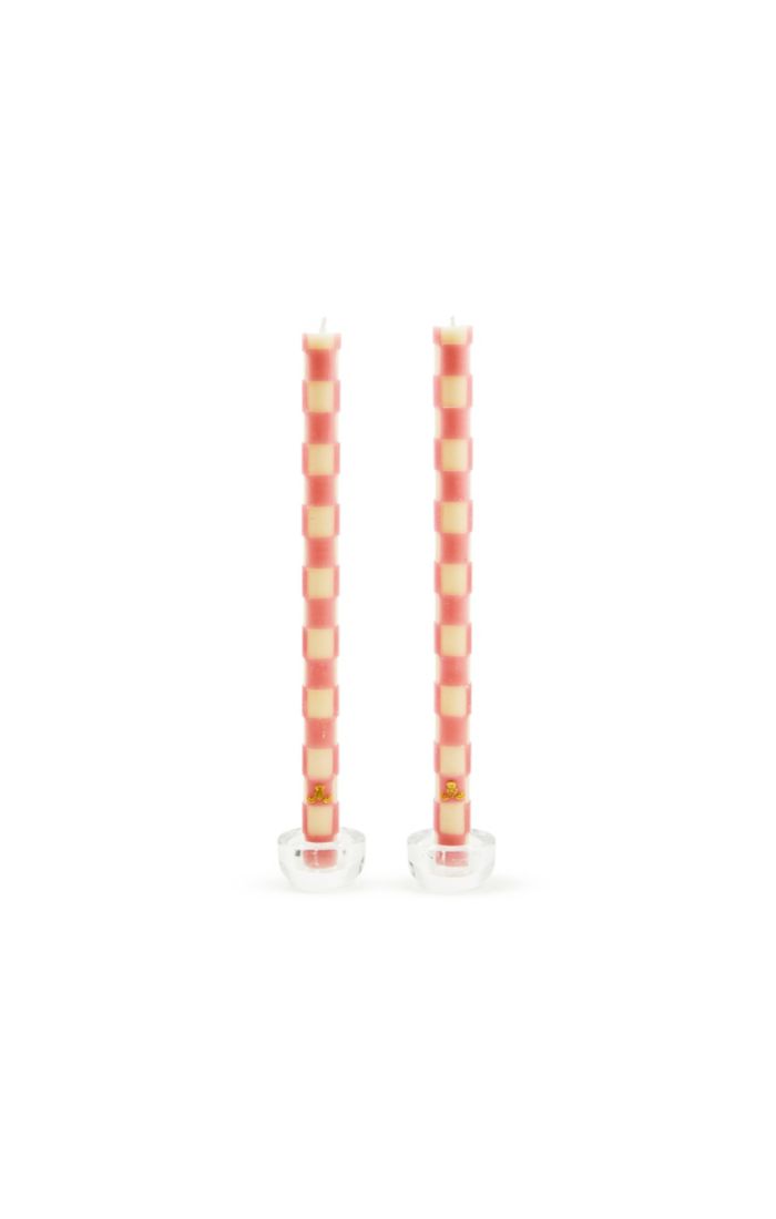 DINNER CANDLES CHECK SET OF 2 (Various Styles)