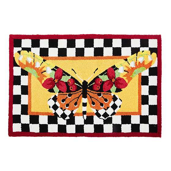 Rug Monarch Butterfly