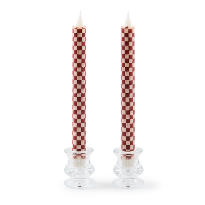 Candles Flameless Cherry Check