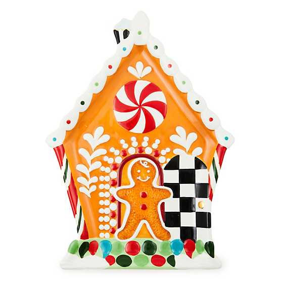 Cookie Plate Gingerbread House Bake Shop