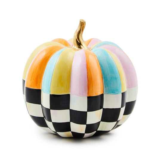 PUMPKIN MINI CHECK & STRIPE