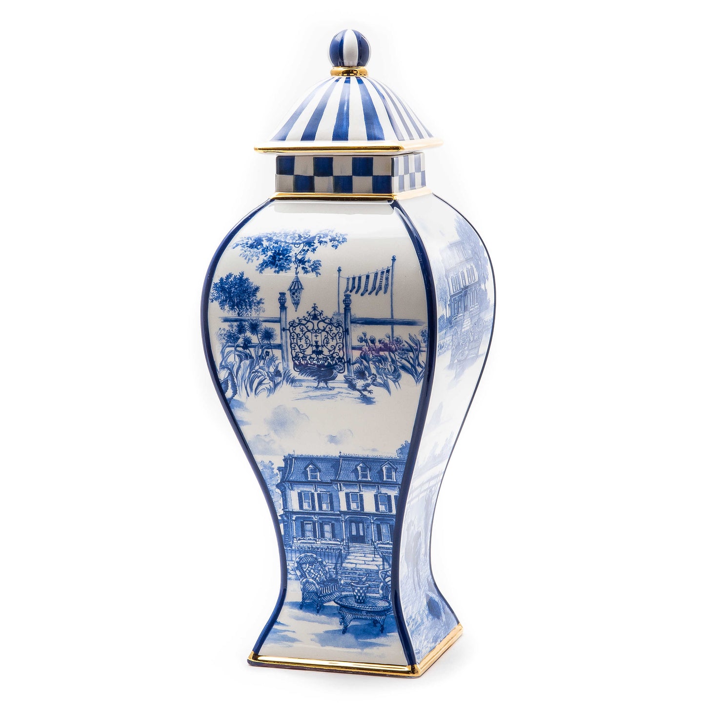 GINGER JAR ROYAL TOILE