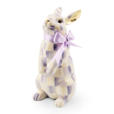 Bunny Violet Check Standing