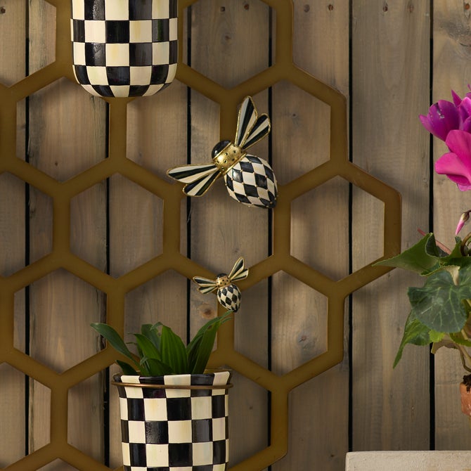 Magnet Bee Courtly Check