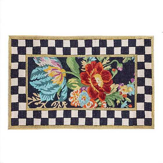 RUG FLOWER MARKET WASHABLE