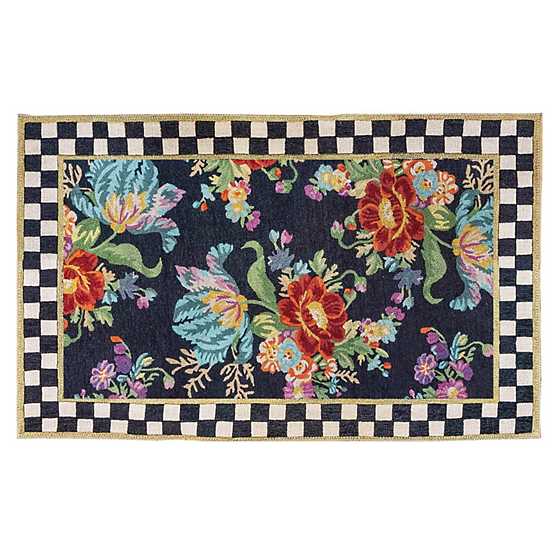 RUG FLOWER MARKET WASHABLE
