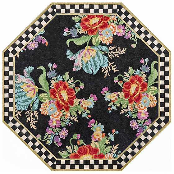 RUG FLOWER MARKET WASHABLE