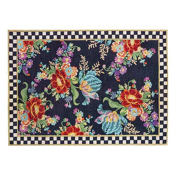 RUG FLOWER MARKET WASHABLE