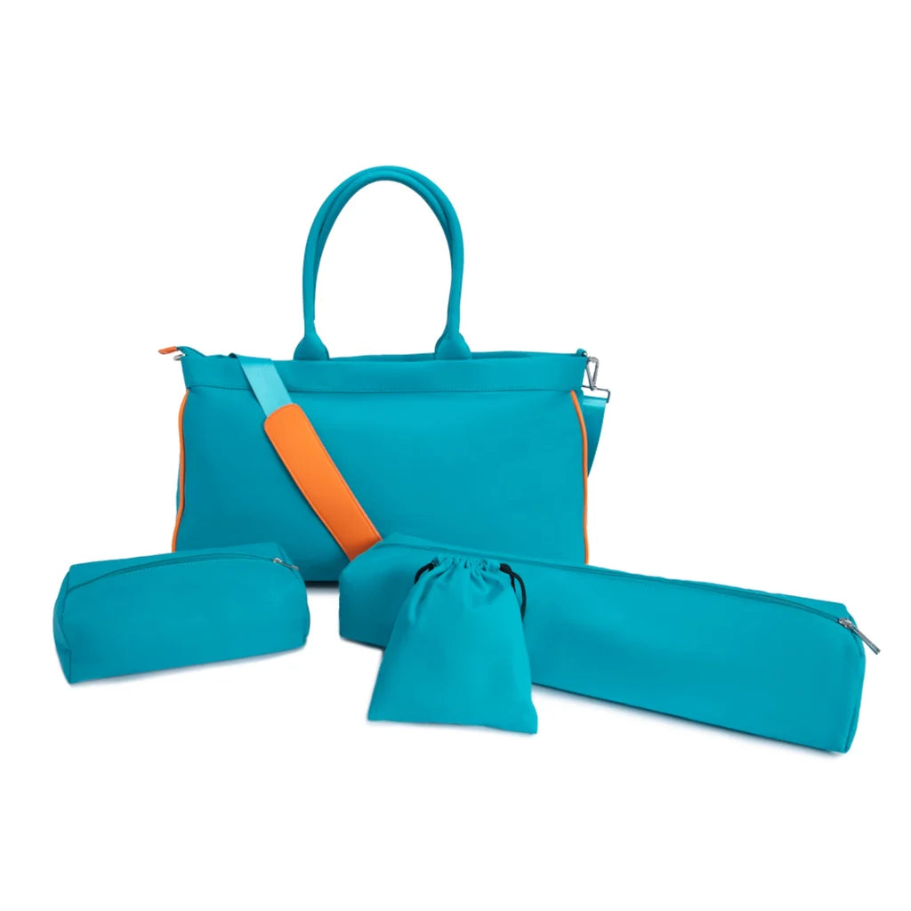 Mahjong Tote Bag Teal