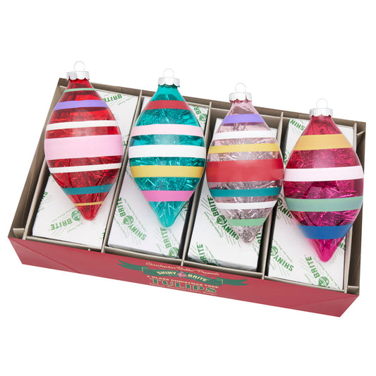 Orn Tulips Vivid Vintage Striped