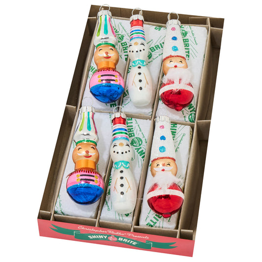 Orn Figures Christmas Confetti Decorated