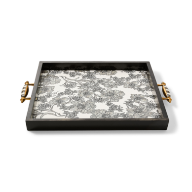 Mackenzie Childs Serving Tray Courtly English Garden
