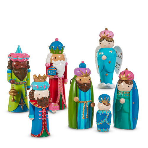 NATIVITY MULTICOLOR 9"