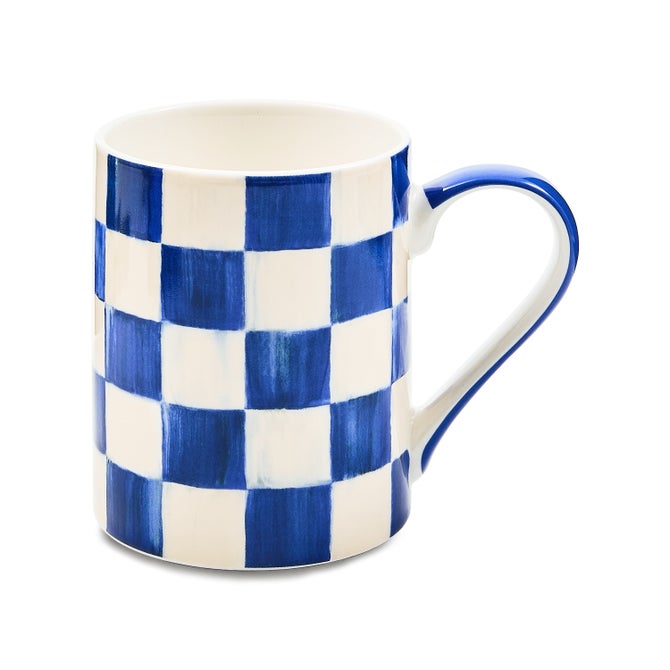royal check mug