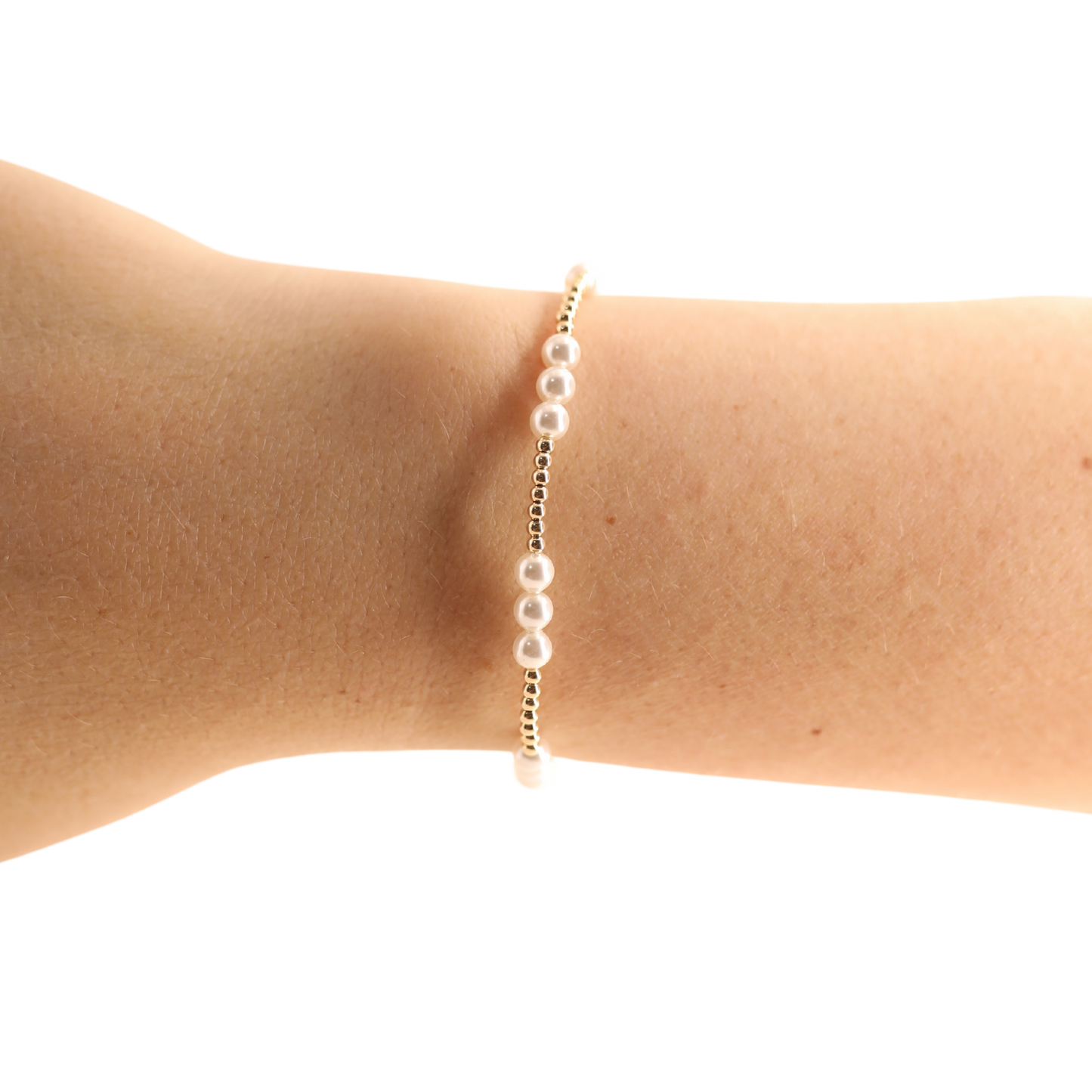 ILY Pearl in Gold Bracelet