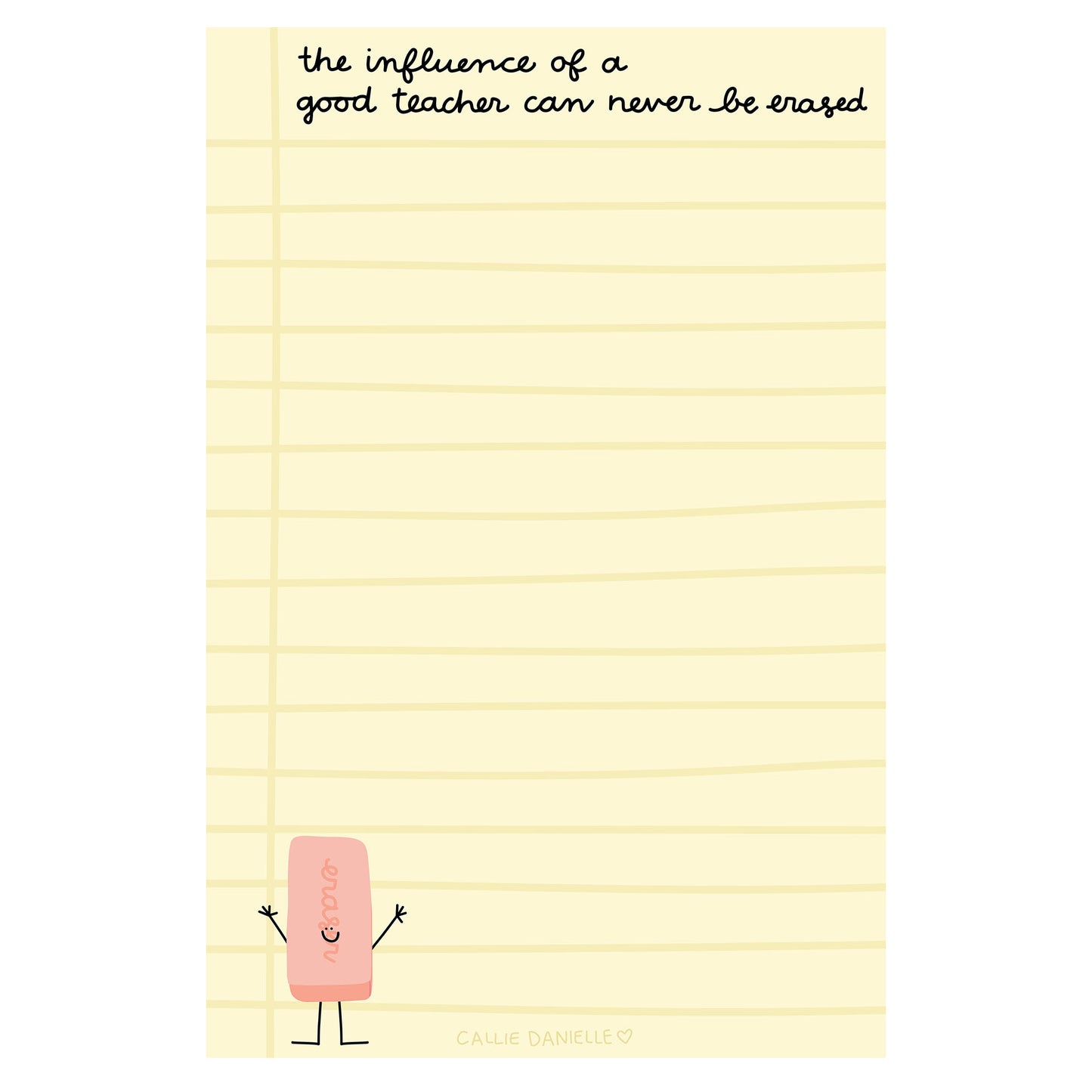 Notepad Influence Of A Good Teacher
