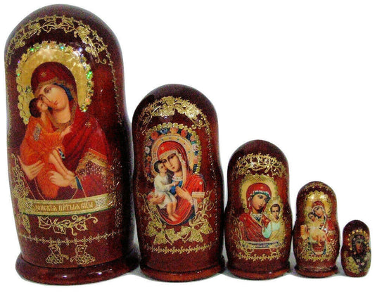 RUSSIAN NESTING DOLL RELIGIOUS