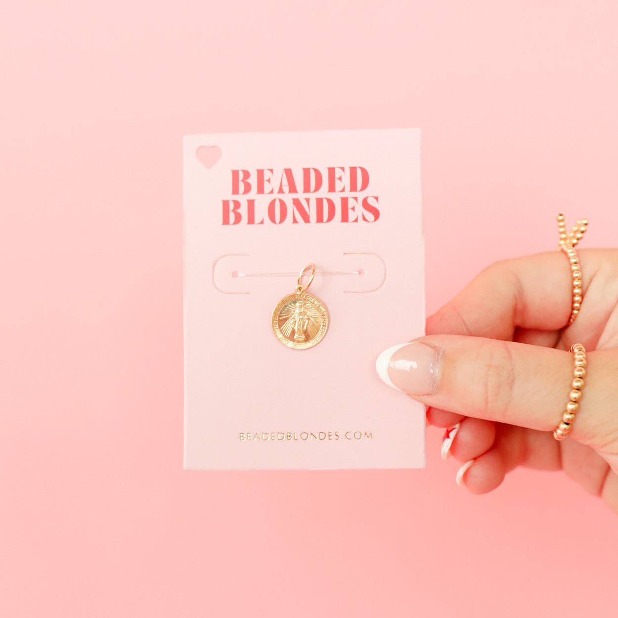 Virgin Mary Gold Charm (Interchangeable)
