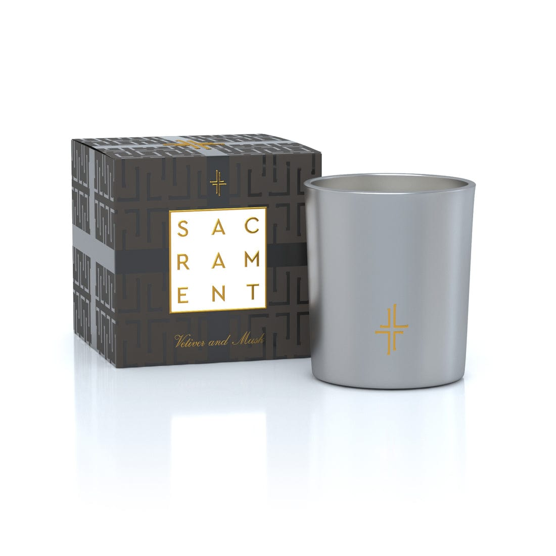 SAINT CANDLE SACRAMENT VETIVER & MUSK