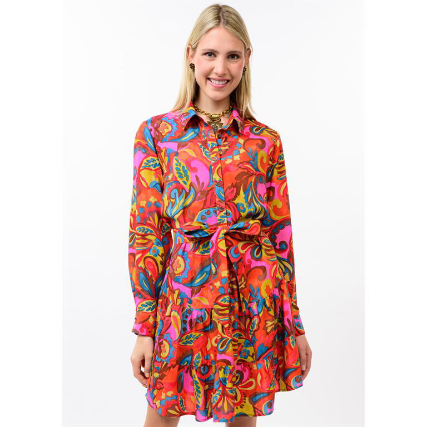 Uncle Frank DRESS FLOUNCE HEM SHIRT