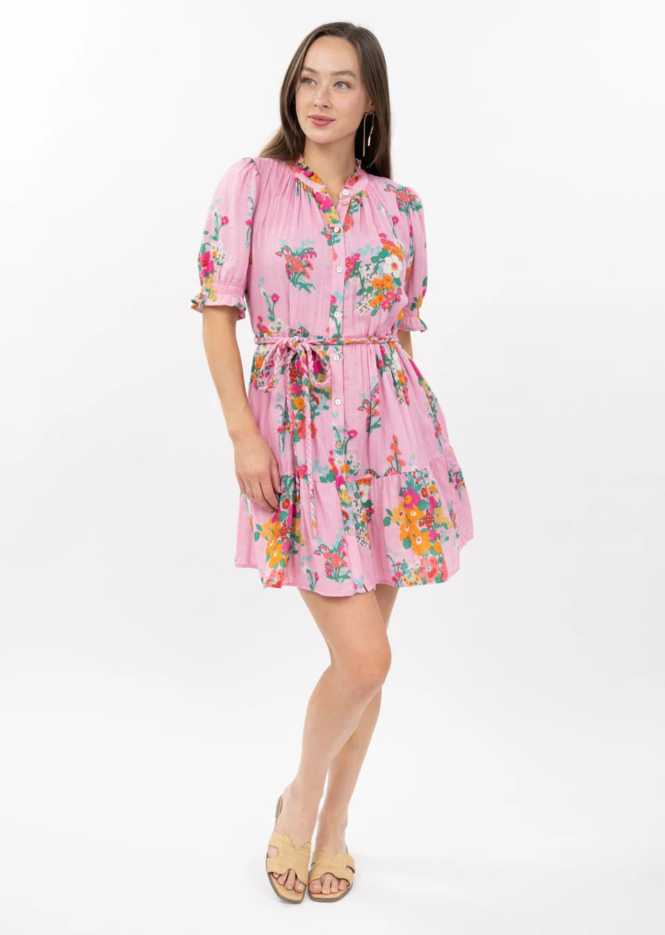 Uncle Frank Dress Floral Gauze
