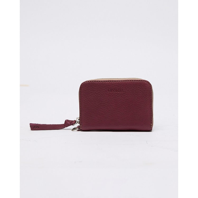 Plum Zippy Wallet by Consuela