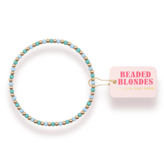 Demi Bracelet Turquoise & Powder Blue