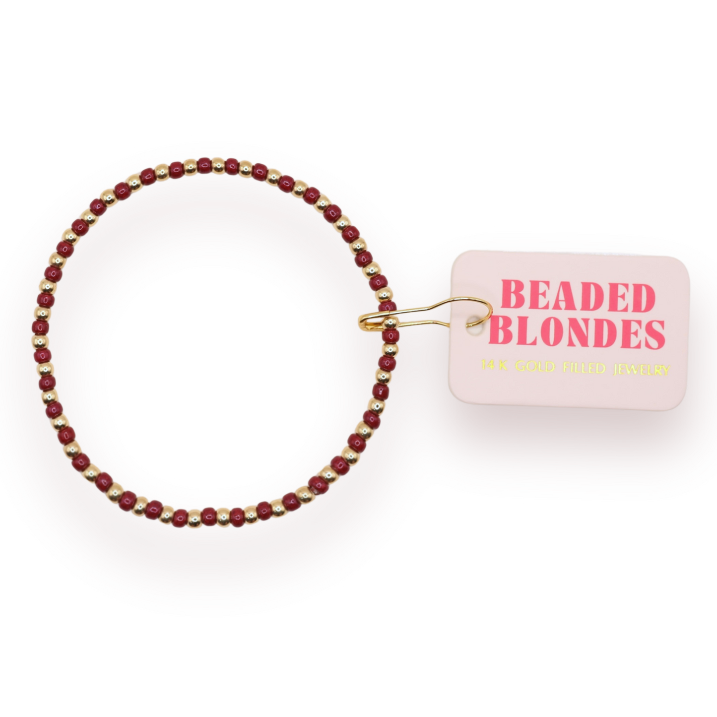 Demi in Maroon Bracelet
