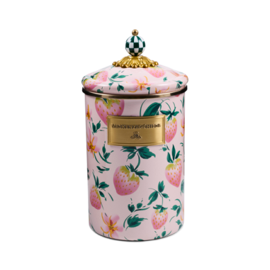 Mackenzie Childs Canisters Strawberry