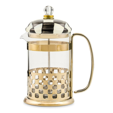 Mackenzie Childs French Press Courtly Check