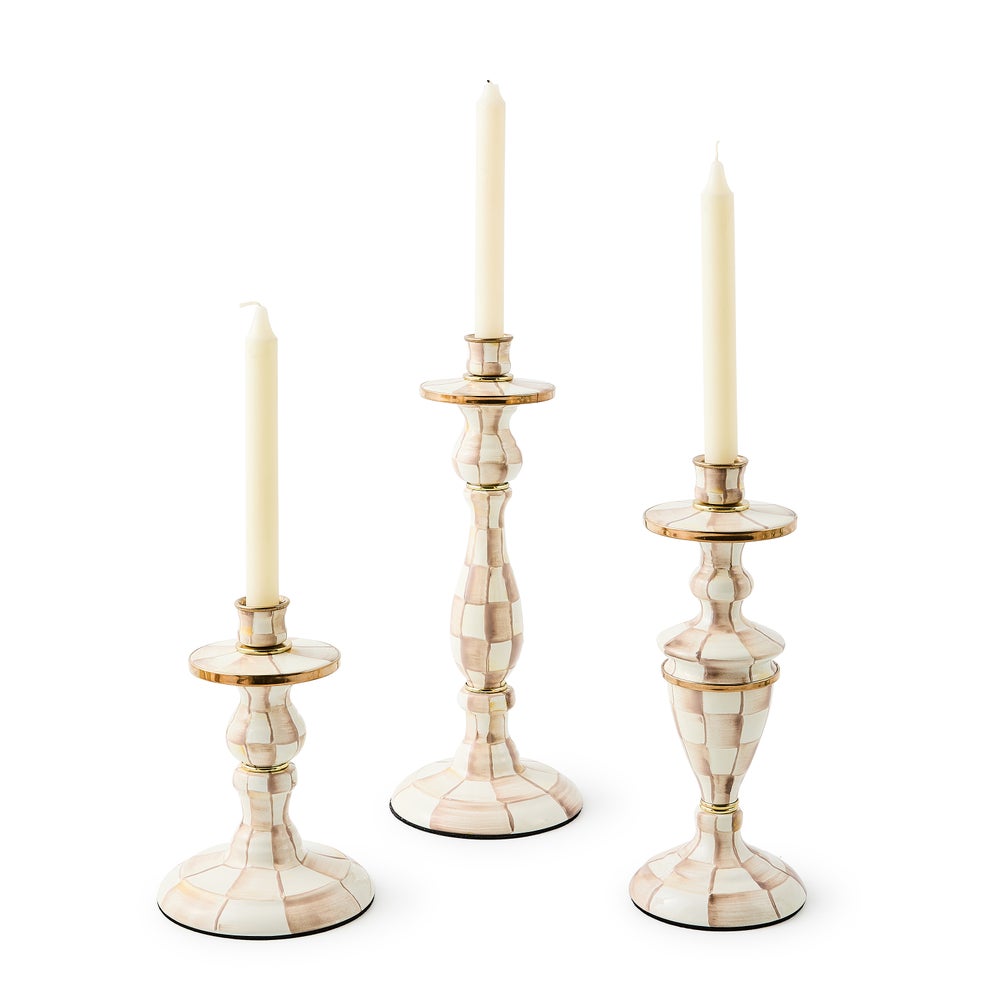 Candlestick Mocha Check (3 sizes)
