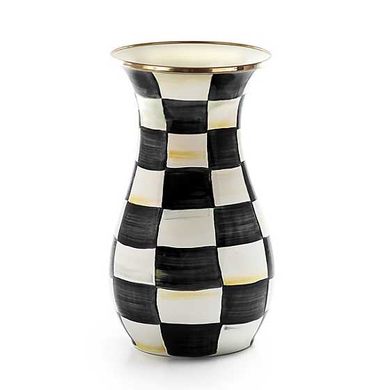 Mackenzie-Childs Vase Courtly Check Tall